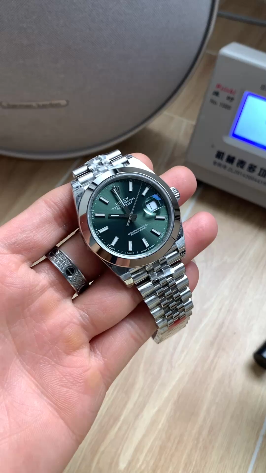 Rolex DateJust 41mm m126300 0020 Oystersteel Jubilee Mint Green Dial - Replica Factory