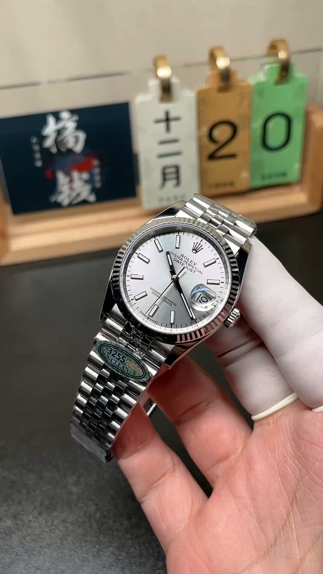 Rolex Datejust 126234 Fluted Bezel Silver Index Dial 36MM Unisex Replica Watch - Video