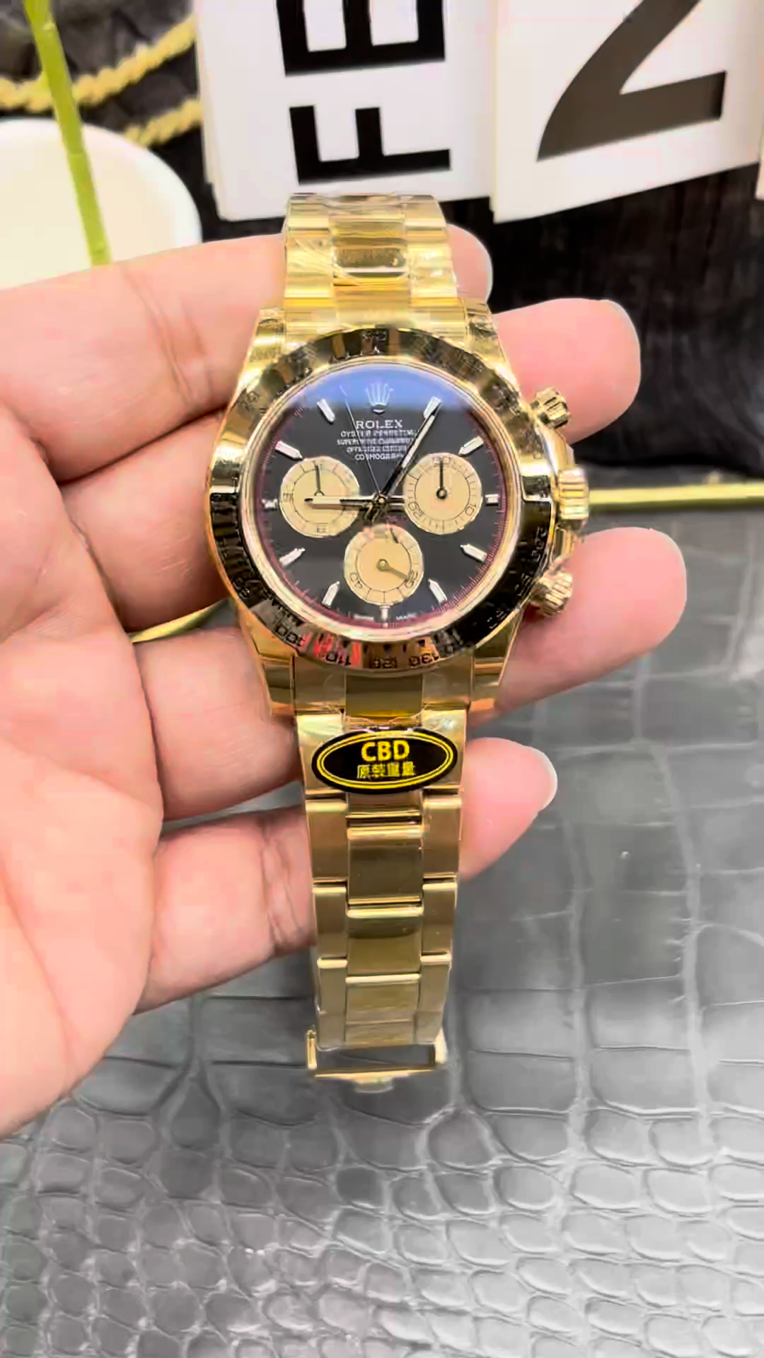 Rolex Daytona 126508 0002 Two Tone Black Dial Replica Watch - Video