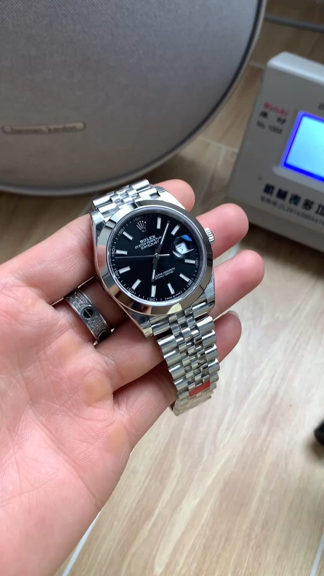 Rolex Datejust 41 41mm 126300 0012 Bright Black Index Dial - Video