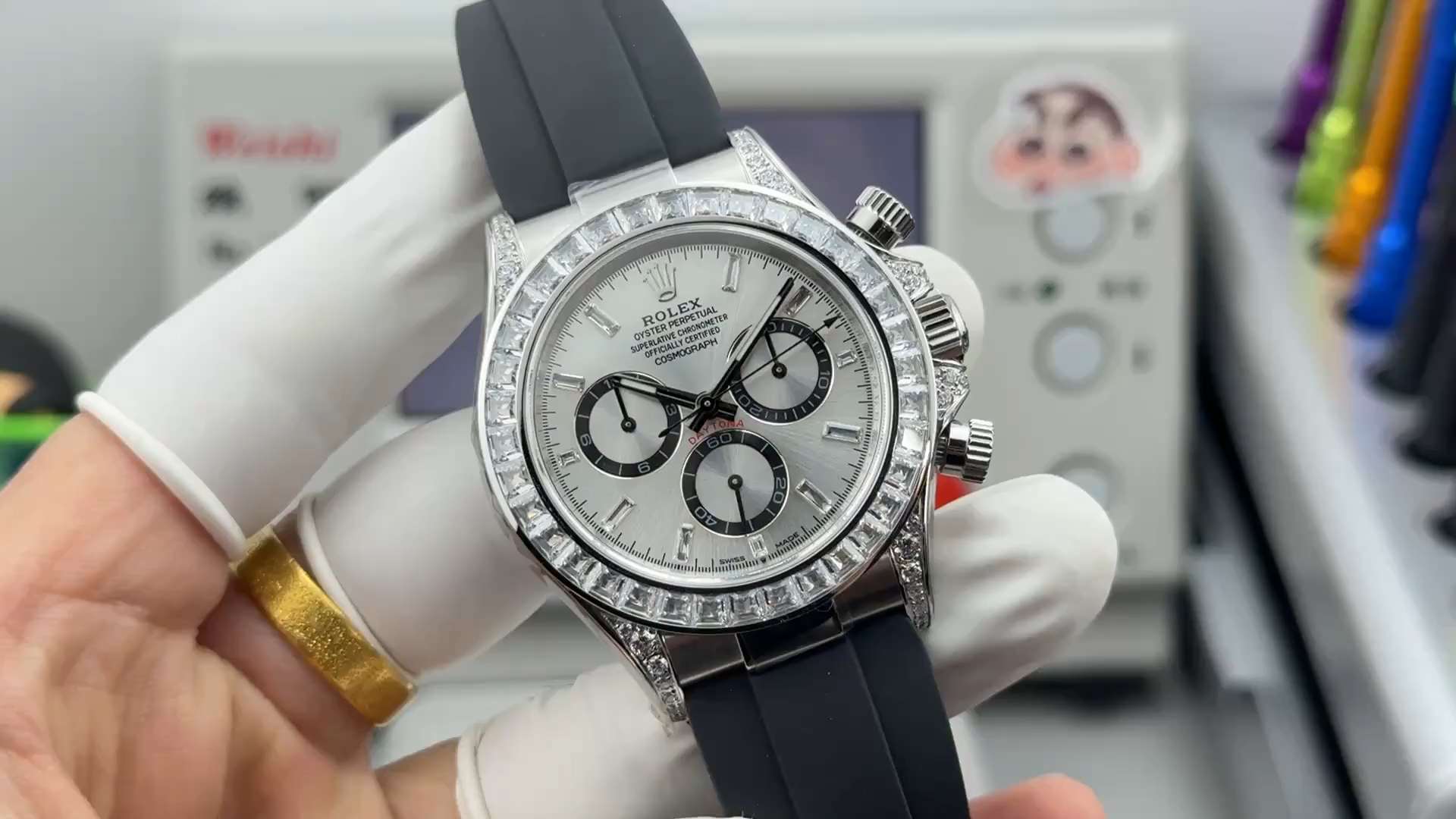 Rolex Cosmograph Daytona White Gold 126539TBR-0002 Oysterflex 40MM - Video