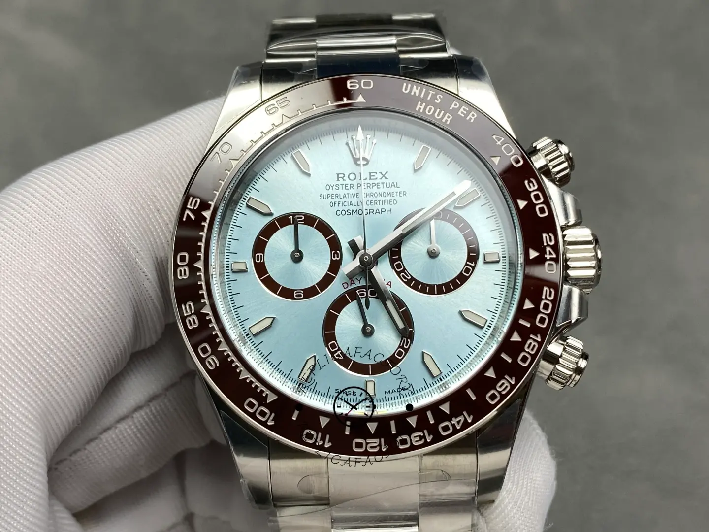 Rolex Cosmograph Daytona 116506 0001 50th Anniversary Ice Blue Dial 40mm Mens Replica Watch