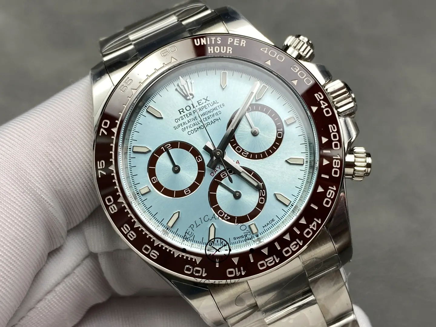 Rolex Cosmograph Daytona 116506 0001 50th Anniversary Ice Blue Dial 40mm Mens Replica Watch