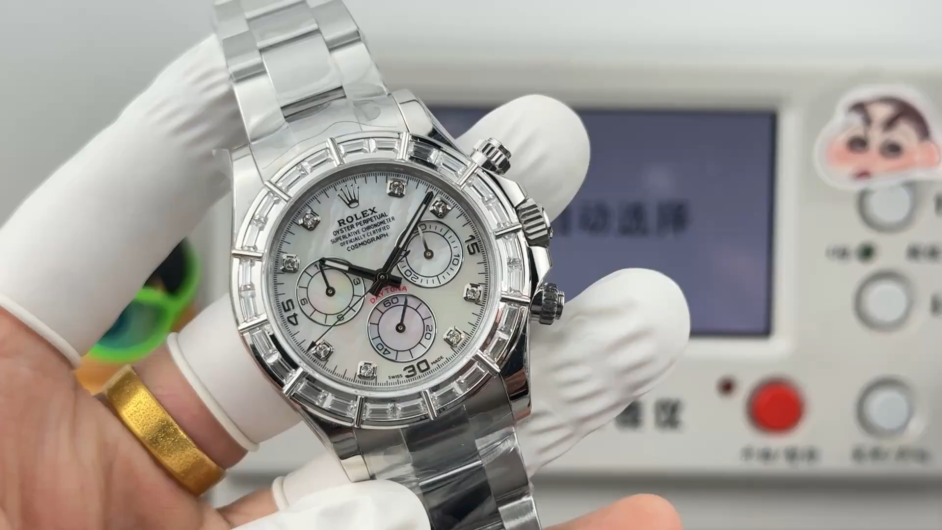 Rolex Daytona 904L Stainless Steel 116589BR 40 MOP Dial 1:1 Clone - Video