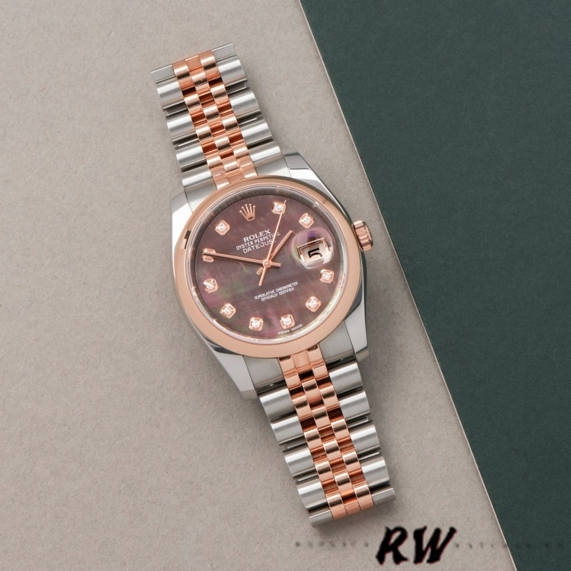 Rolex Datejust 116201 Black Mother of Pearl Dial 36mm Unisex Replica Watch - Replica Factory