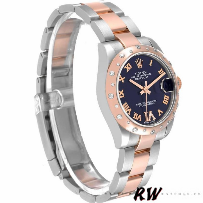 Rolex Datejust 178341 Purple Roman Numeral Dial 31MM Lady Replica Watch - Replica Factory