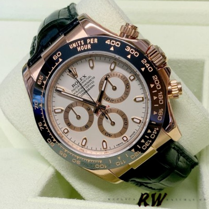 Rolex Cosmograph Daytona 116515 Ivory Dial 40mm Mens Replica Watch - Replica Factory