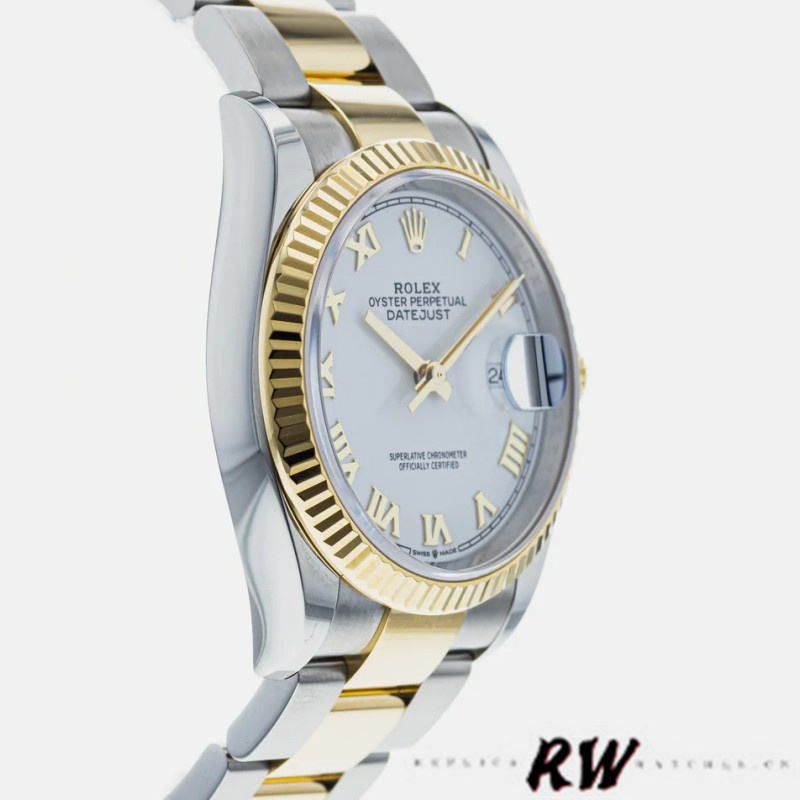 Rolex Datejust 126233 White Roman Dial 36MM Unisex Replica Watch - Replica Factory