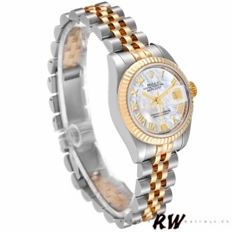 Rolex Datejust 179173 Mother Of Pearl White Dial 26MM Lady Replica Watch - Replica Factory