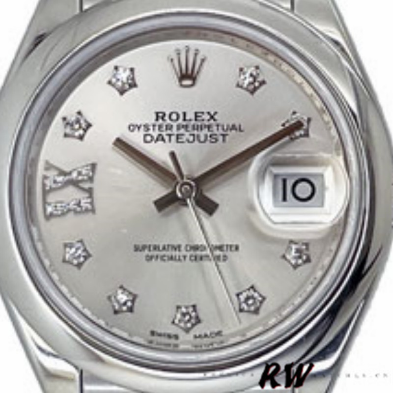 Rolex Datejust 279166 Silve Dial Diamond Domed Bezel 28mm Lady Replica Watch