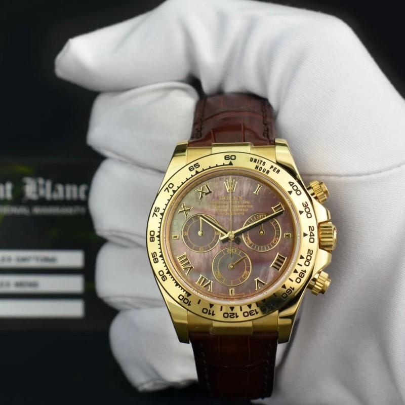 Rolex Daytona 116518 Mother of Pearl Dial 40mm Mens Replica Watch - Replica Factory