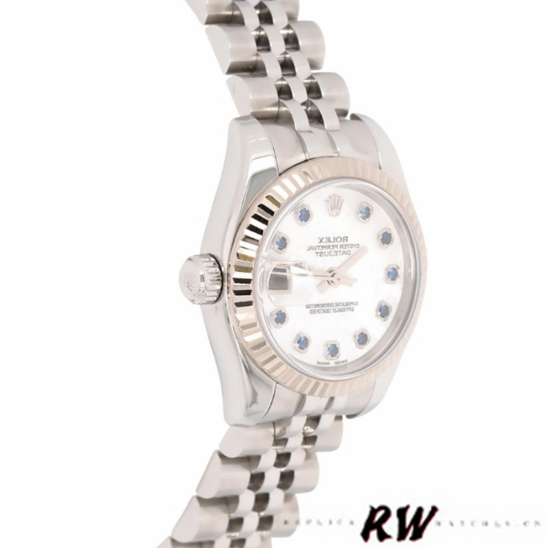 Rolex Datejust 179174 Mother of Pearl White Dial 26MM Lady Replica Watch - Replica Factory