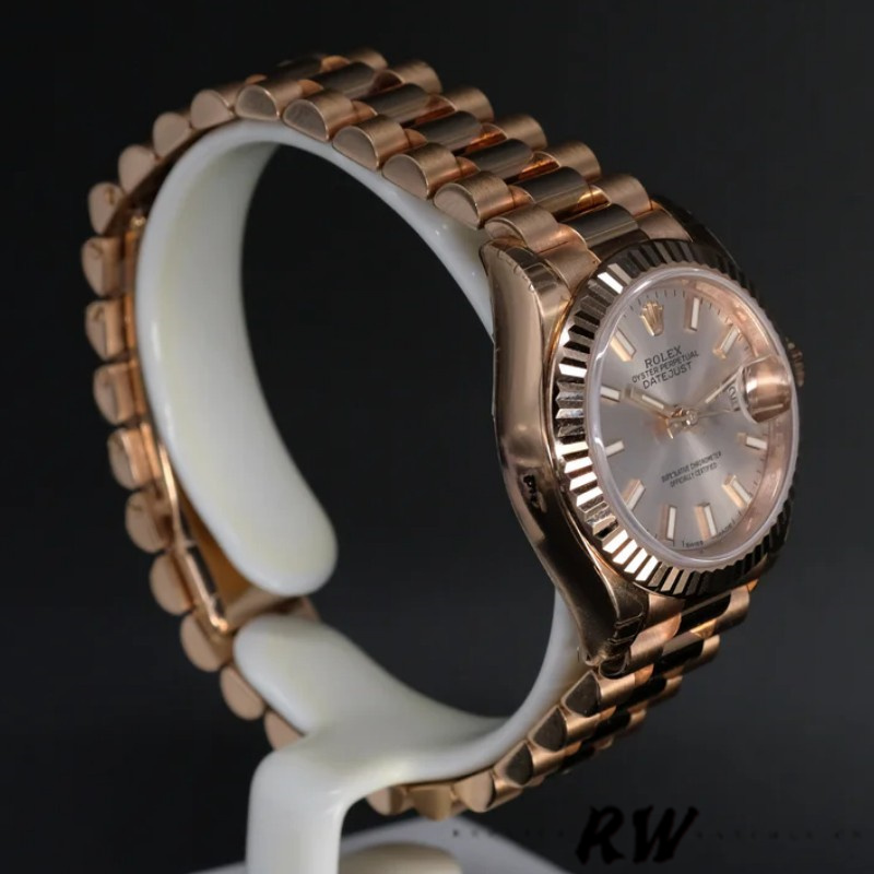 Rolex Datejust 279175 Sundust Index Dial Fluted Bezel 28mm Lady Replica Watch - Replica Factory