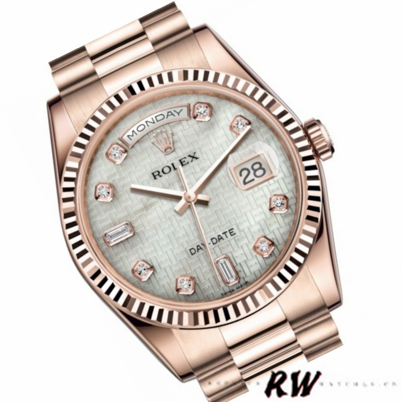 Rolex Day-Date 118235 Mother of Pearl Dial 36mm Unisex Replica Watch - Replica Factory