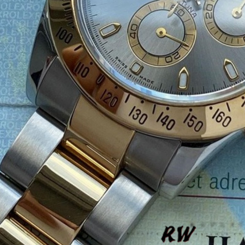 Rolex Daytona 116523 Stainless Steel Gray Slate Dial 40mm Mens Replica Watch - Replica Factory
