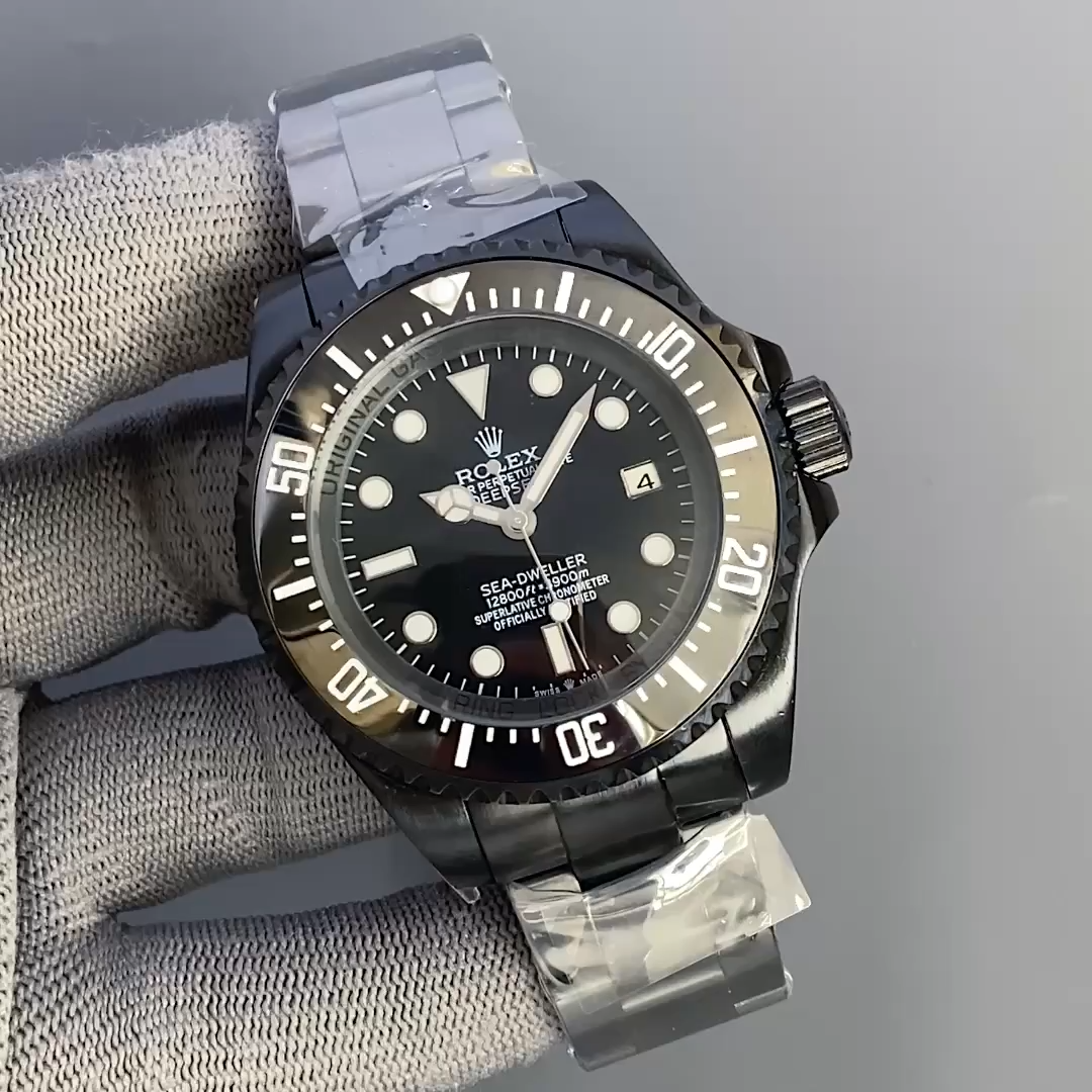 Rolex Sea Dweller Deepsea 126660 PVD/DLC 43MM Replica - Video