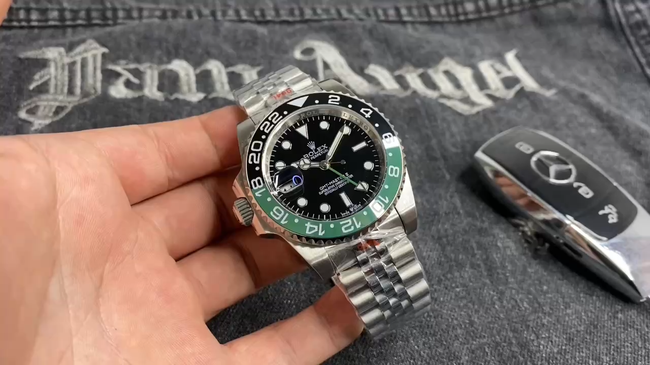 Rolex GMT-Master II 126720VTNR Black Dial Stainless steel 40MM Mens Replica Watch - Video