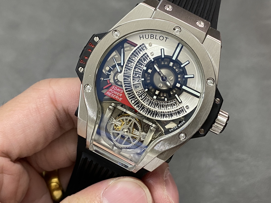 Hublot MP MP-09 Tourbillon Bi-Axis Titanium 909.NX.1120.RX 45mm - Replica Factory