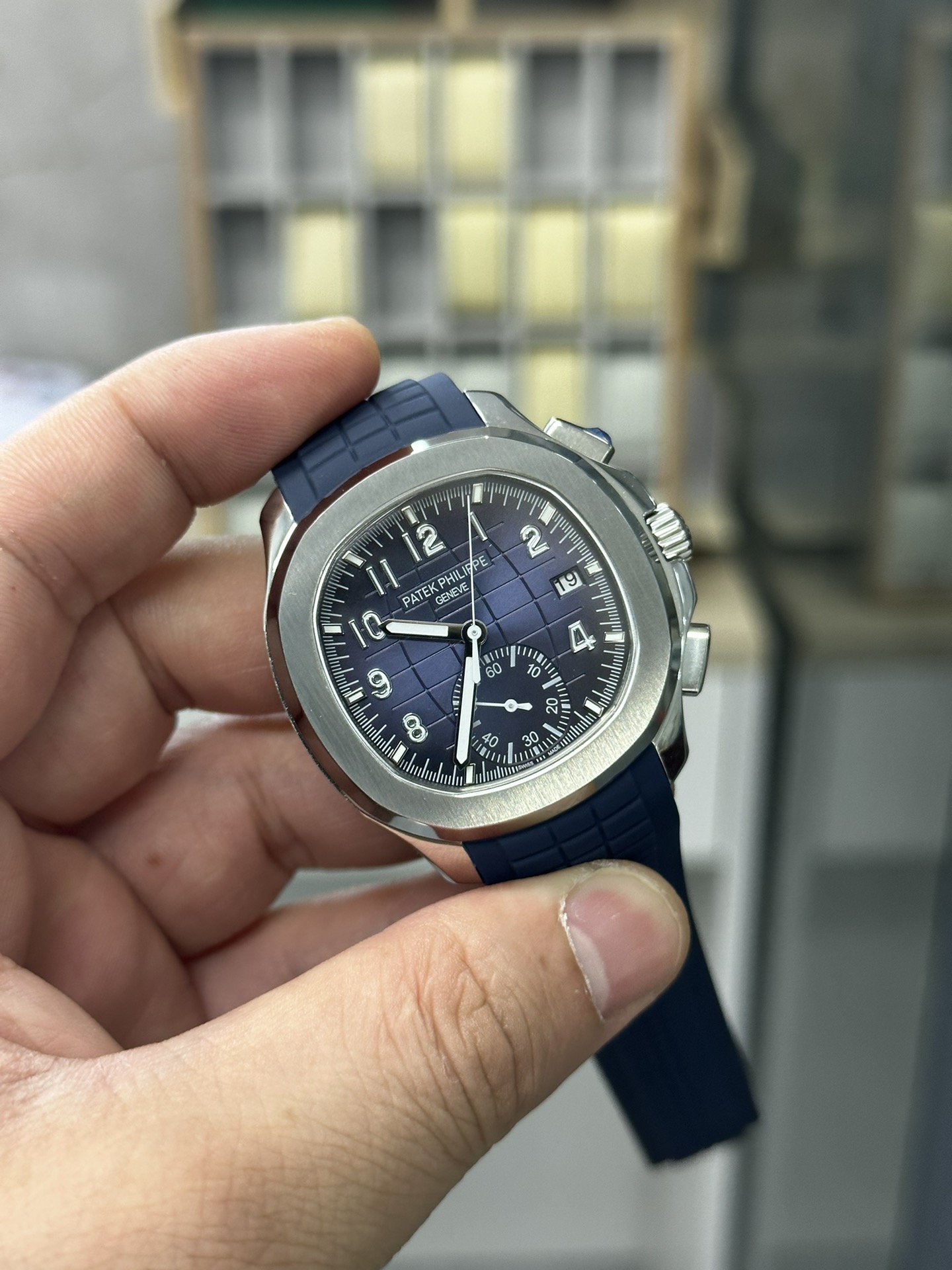 Replica Patek Philippe Aquanaut 5968G 001 42mm Mens Watch - Replica Factory