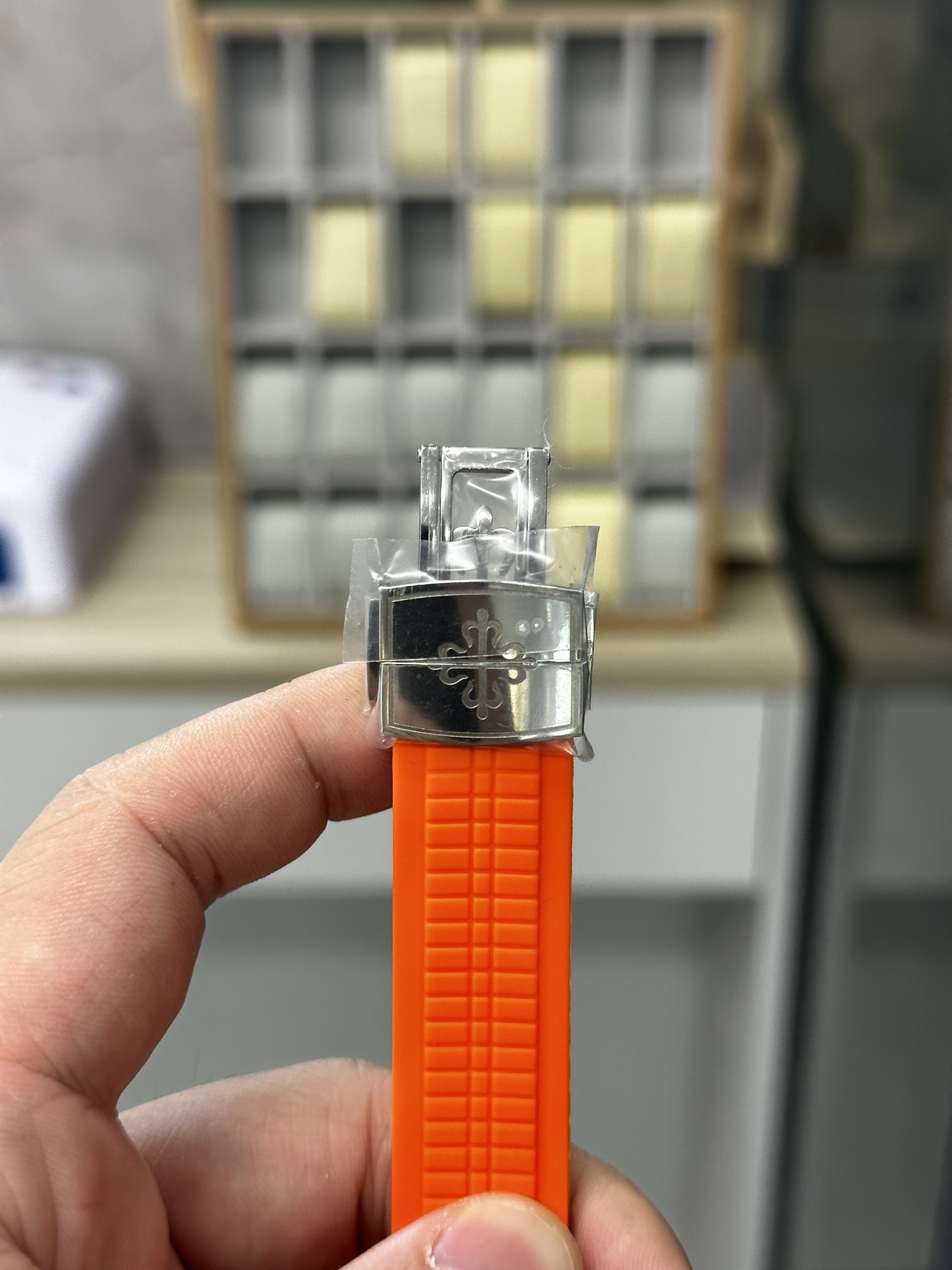 Replica Patek Philippe Aquanaut 5968A 001 Chronograph Orange Rubber 42mm - Replica Factory