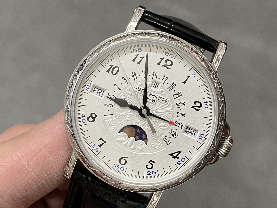 Patek Philippe Grand Complications 5160 500G 001 38mm Unisex Replica Watch - Replica Factory