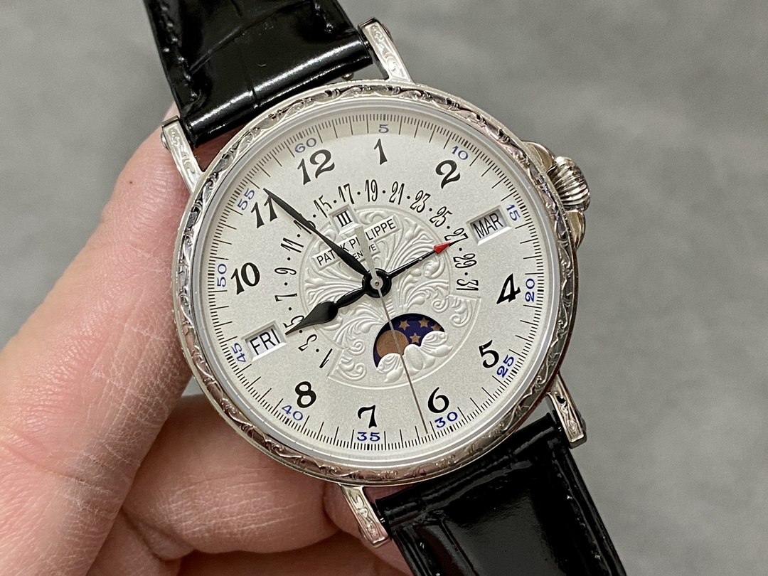 Patek Philippe Grand Complications 5160 500G 001 38mm Unisex Replica Watch - Replica Factory