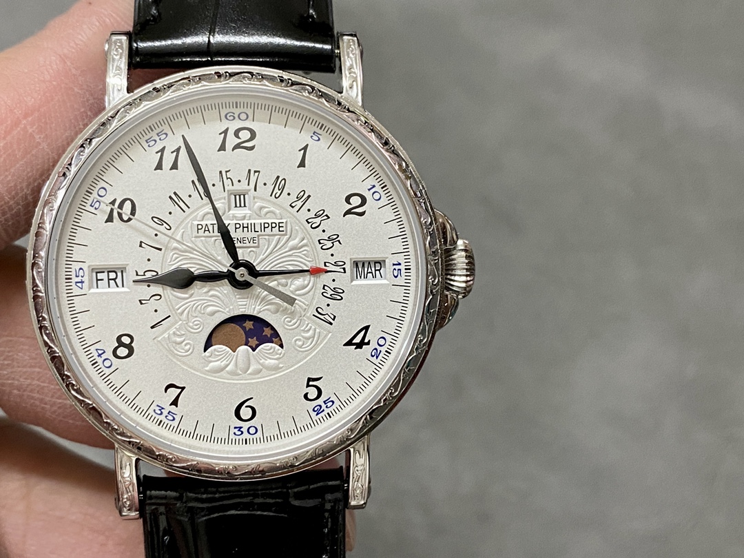 Patek Philippe Grand Complications 5160 500G 001 38mm Unisex Replica Watch - Replica Factory