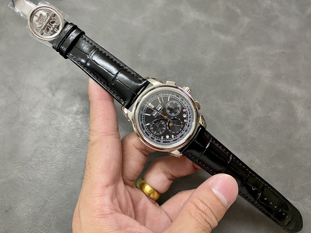 Patek Philippe Perpetual Calendar Chronograph Grand Complications 5970P 001 - Replica Factory