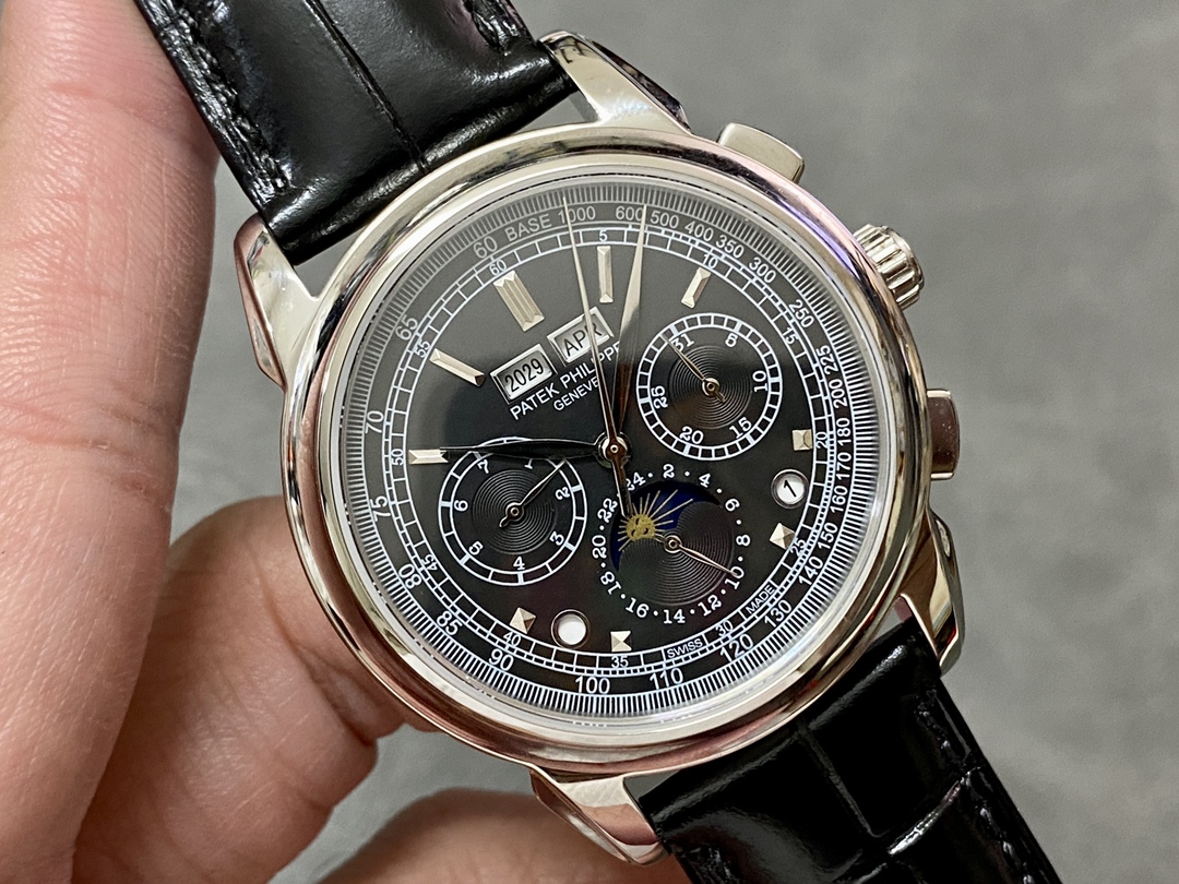 Patek Philippe Perpetual Calendar Chronograph Grand Complications 5970P 001 - Replica Factory