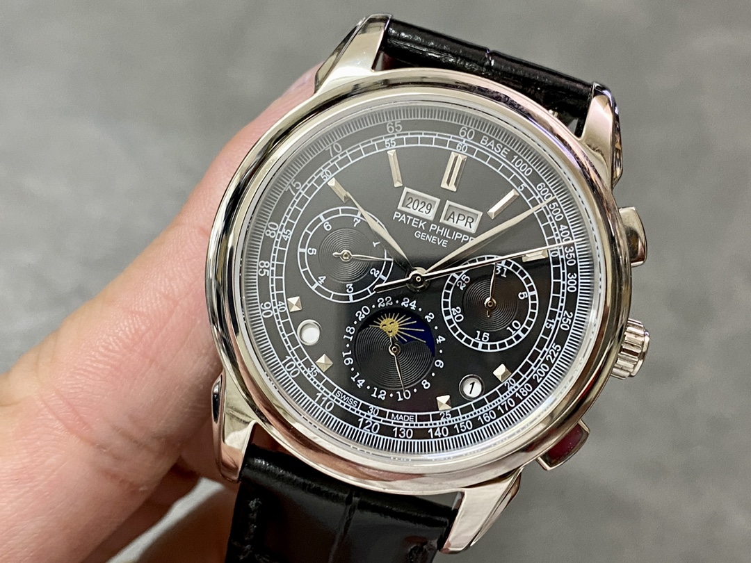 Patek Philippe Perpetual Calendar Chronograph Grand Complications 5970P 001 - Replica Factory