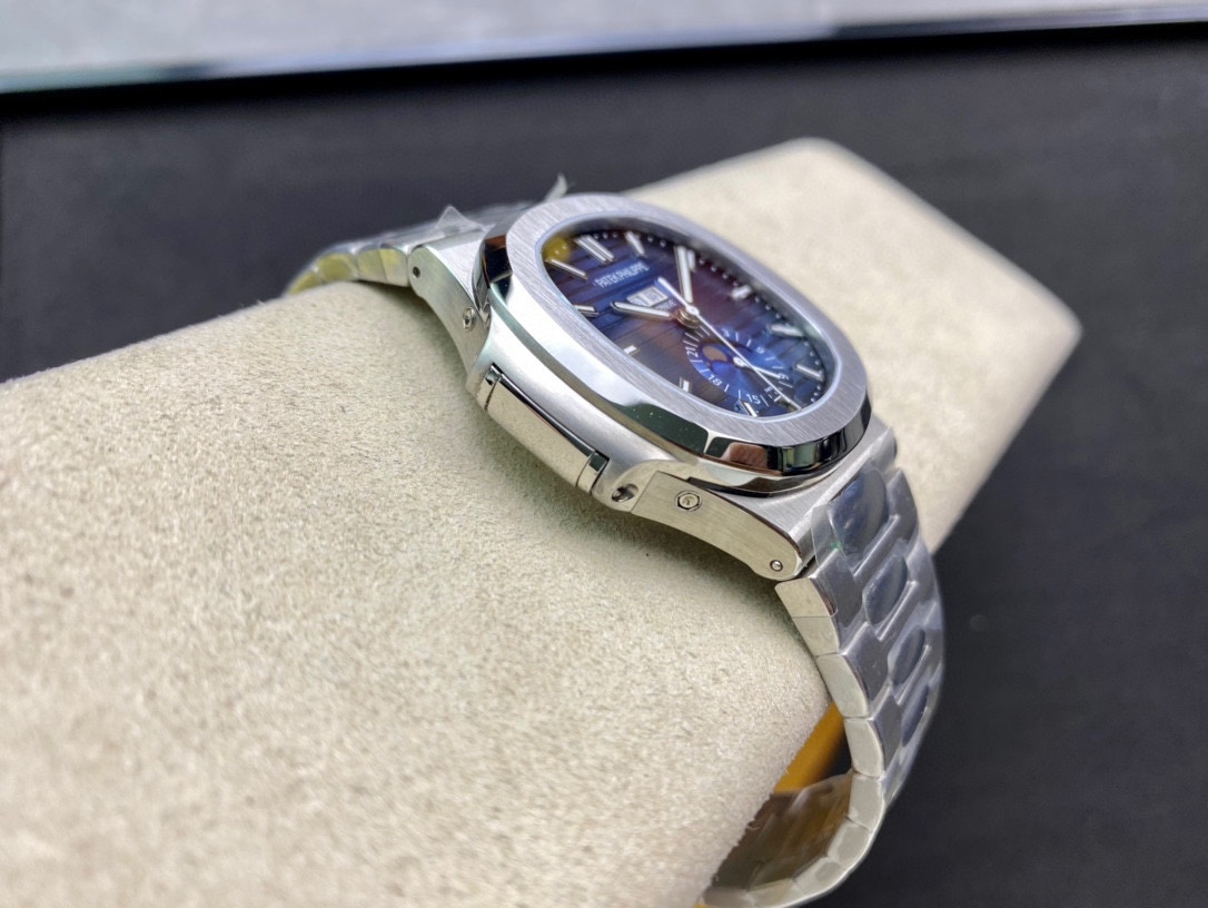 Patek Philippe Nautilus 5726 1A 001 40.5mm Stainless Steel Blue Dial Watch - Replica Factory