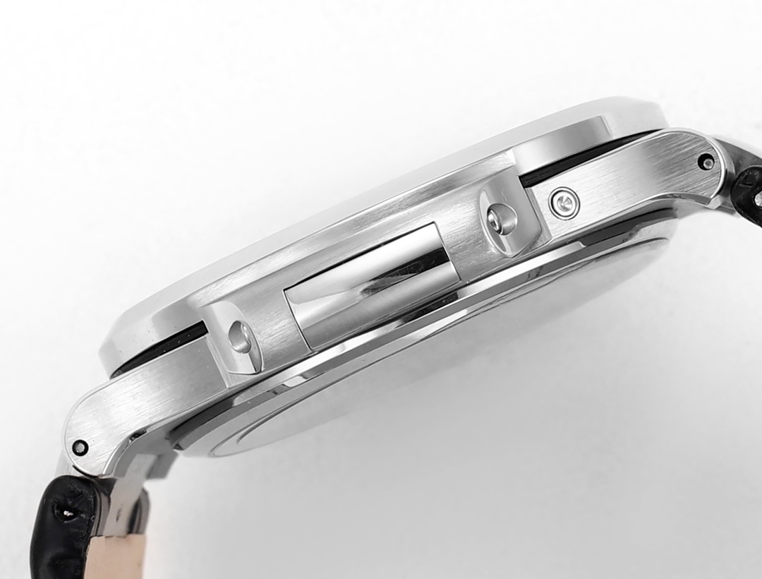 Patek Philippe Nautilus Moon Phases Rose & White Gold Slate Blue Sunburst 5712GR 001 - Replica Factory