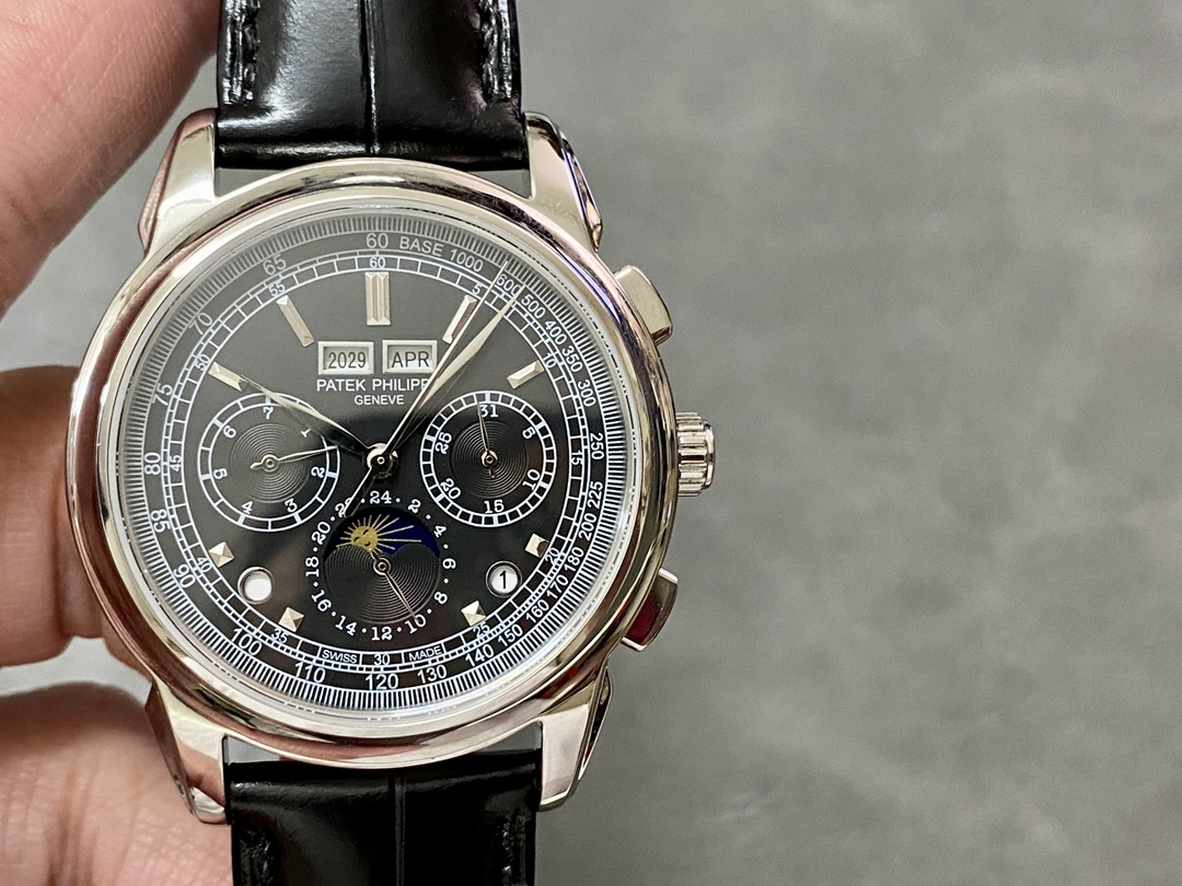 Patek Philippe Perpetual Calendar Chronograph Grand Complications 5970P 001 - Replica Factory