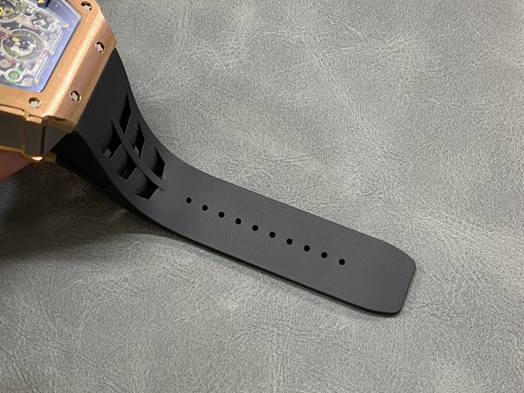 Richard Mille RM11-03 Carbon Automatic Flyback Chronograph Rose Gold - Replica Factory