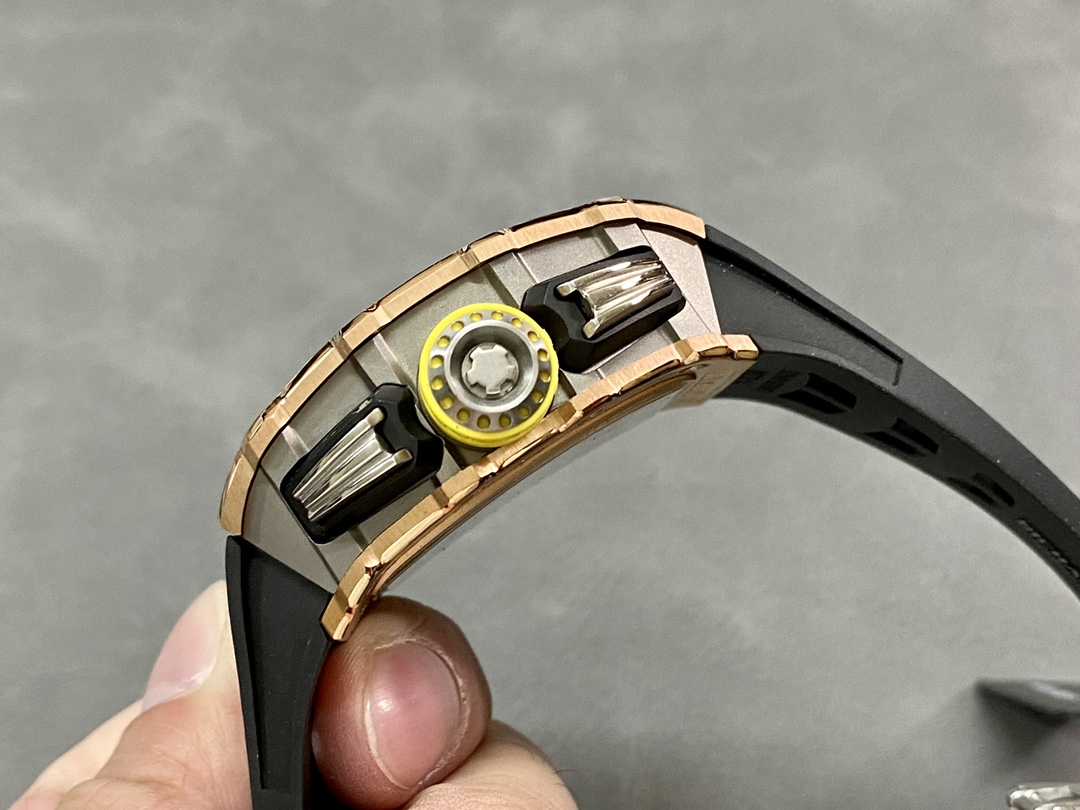 Richard Mille RM11-03 Carbon Automatic Flyback Chronograph Rose Gold - Replica Factory