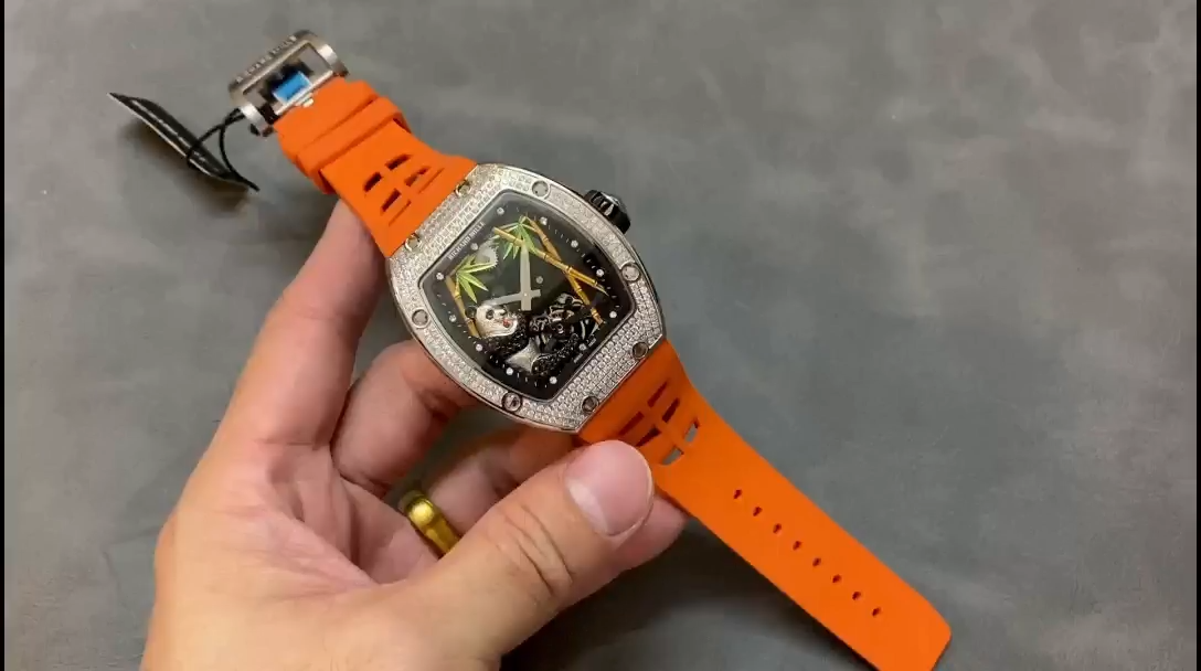 Richard Mille RM 026 01 Panda A Luxurious Bamboo Wonderland Diamond And Gold
