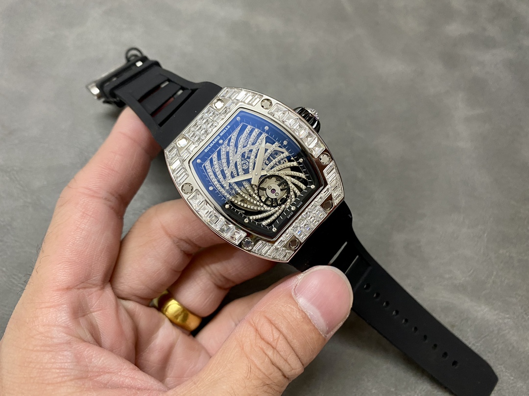 Richard Miller RM51-02 Tourbillon Diamond Twister Watch - Replica Factory