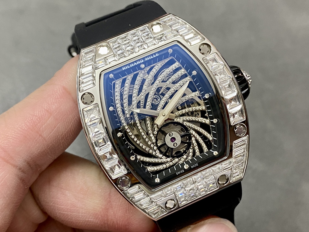 Richard Miller RM51-02 Tourbillon Diamond Twister Watch - Replica Factory