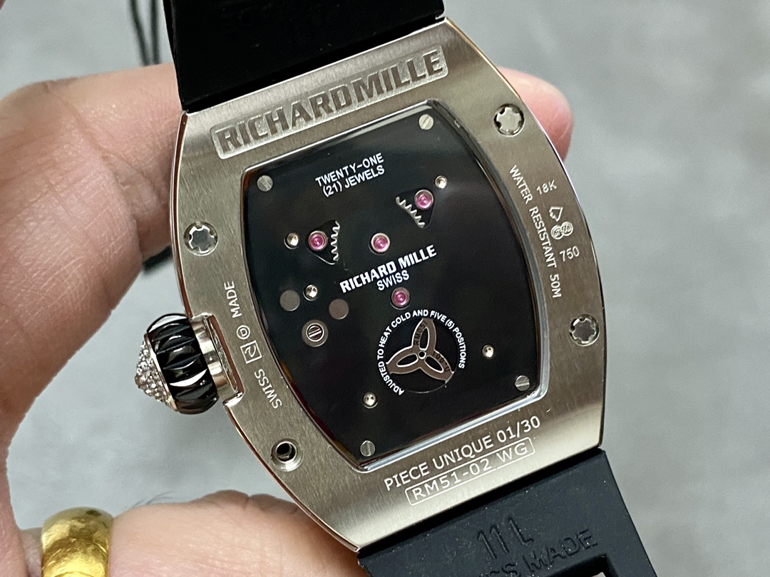 Richard Miller RM51-02 Tourbillon Diamond Twister Watch - Replica Factory
