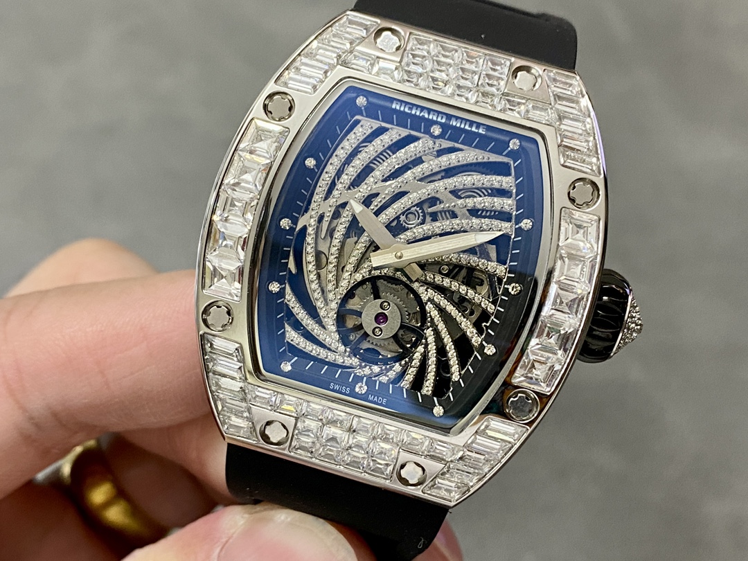 Richard Miller RM51-02 Tourbillon Diamond Twister Watch - Replica Factory