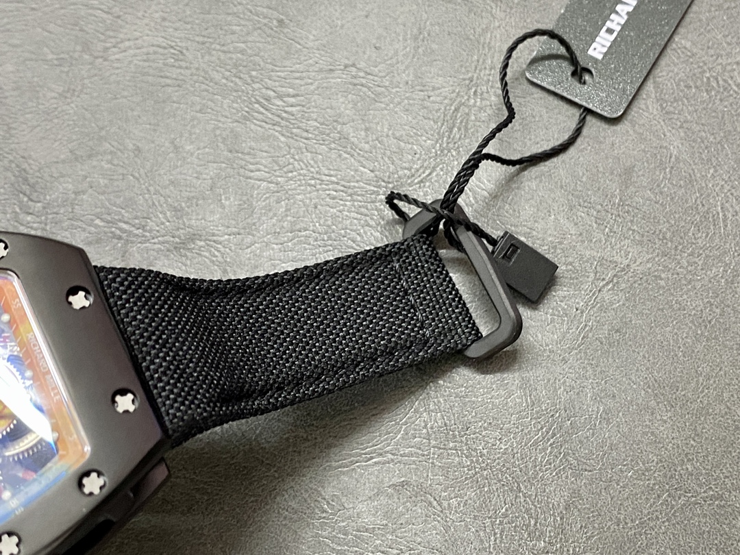 Richard Mille RM 68-01 Tourbillon Cyril Kongo Carbon Fiber Black - Replica Factory