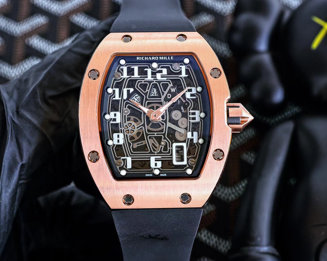 Richard Mille RM 67-01 Skeleton Arabic Automatic Winding Rose Gold Watch