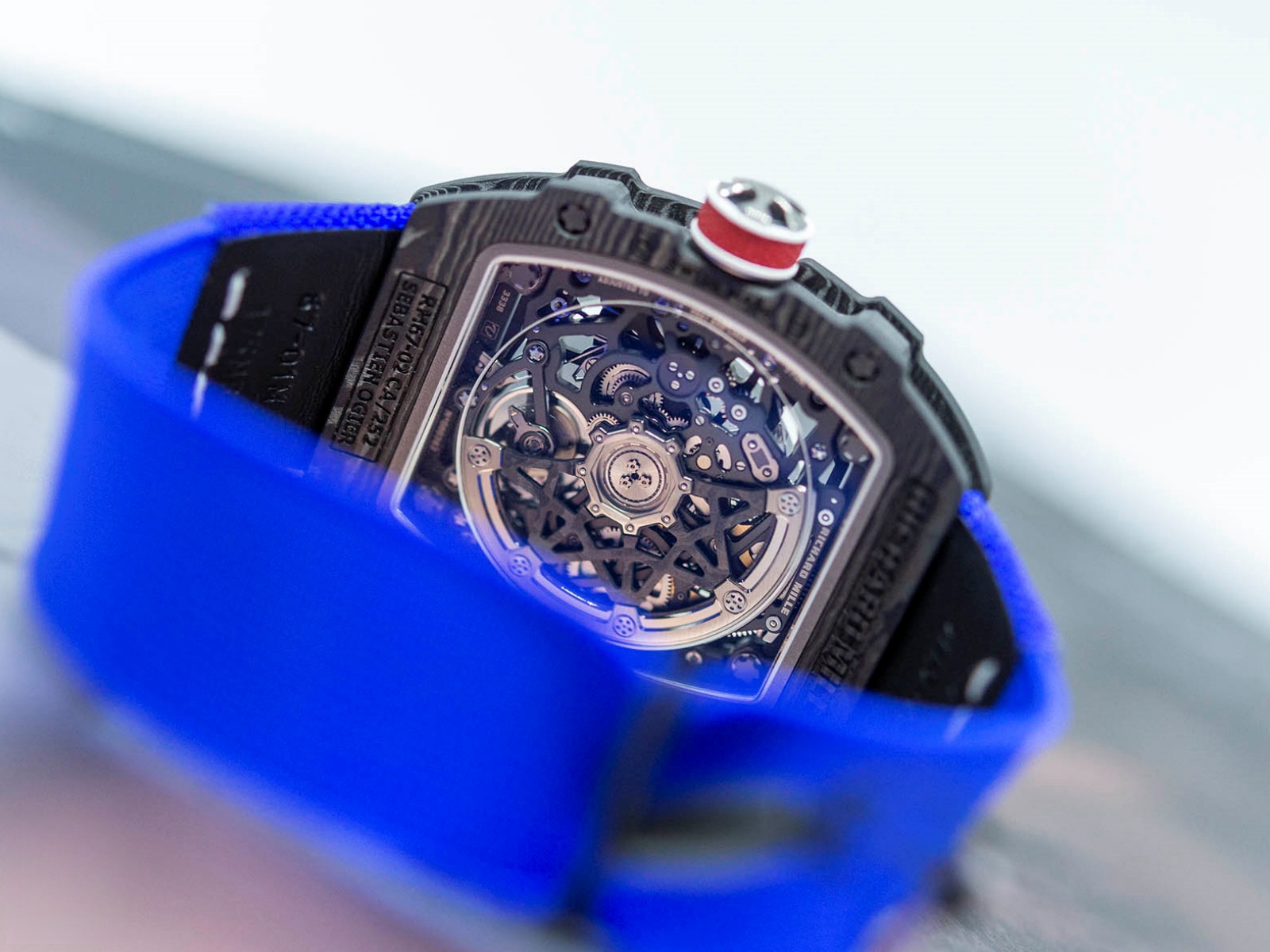 Richard Mille RM 67-02 Automatic Sebastian Ogier Black Blue - Replica Factory