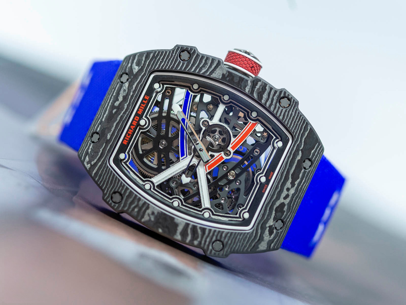 Richard Mille RM 67-02 Automatic Sebastian Ogier Black Blue - Replica Factory