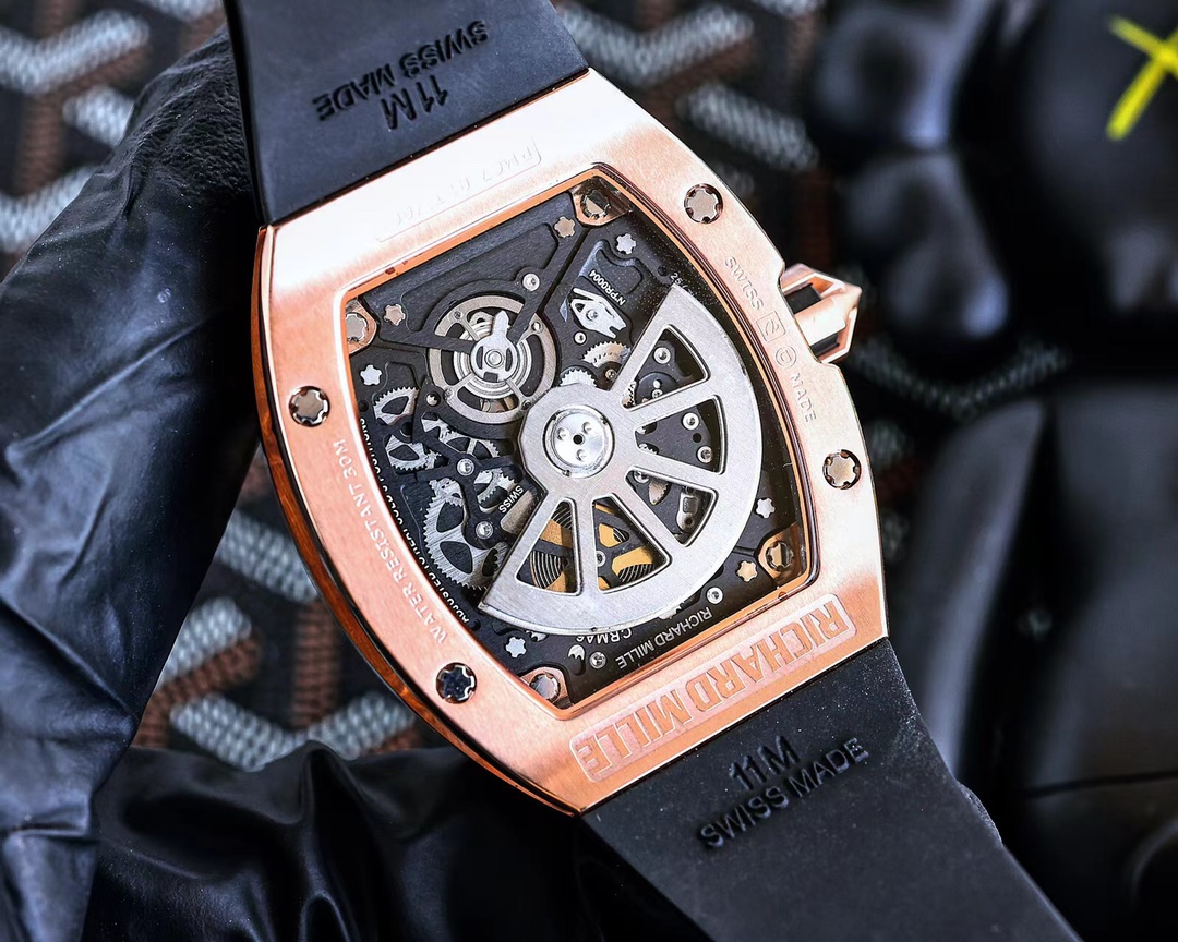 Richard Mille RM 67-01 Skeleton Arabic Automatic Winding Rose Gold Watch - Replica Factory