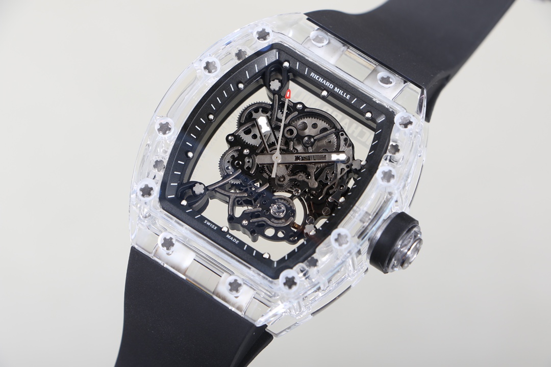 Richard Mille RM055 Transparent Case Skeleton Dial - Replica Factory