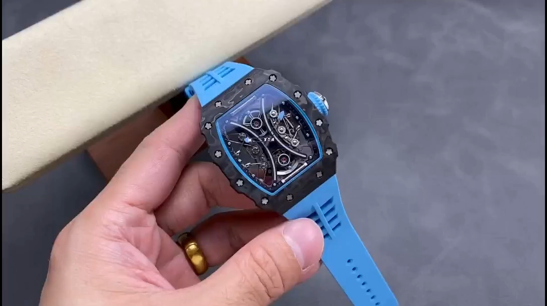 Richard Mille RM 53-01 Tourbillon Pablo Mac Donough Blue Rubber Strap