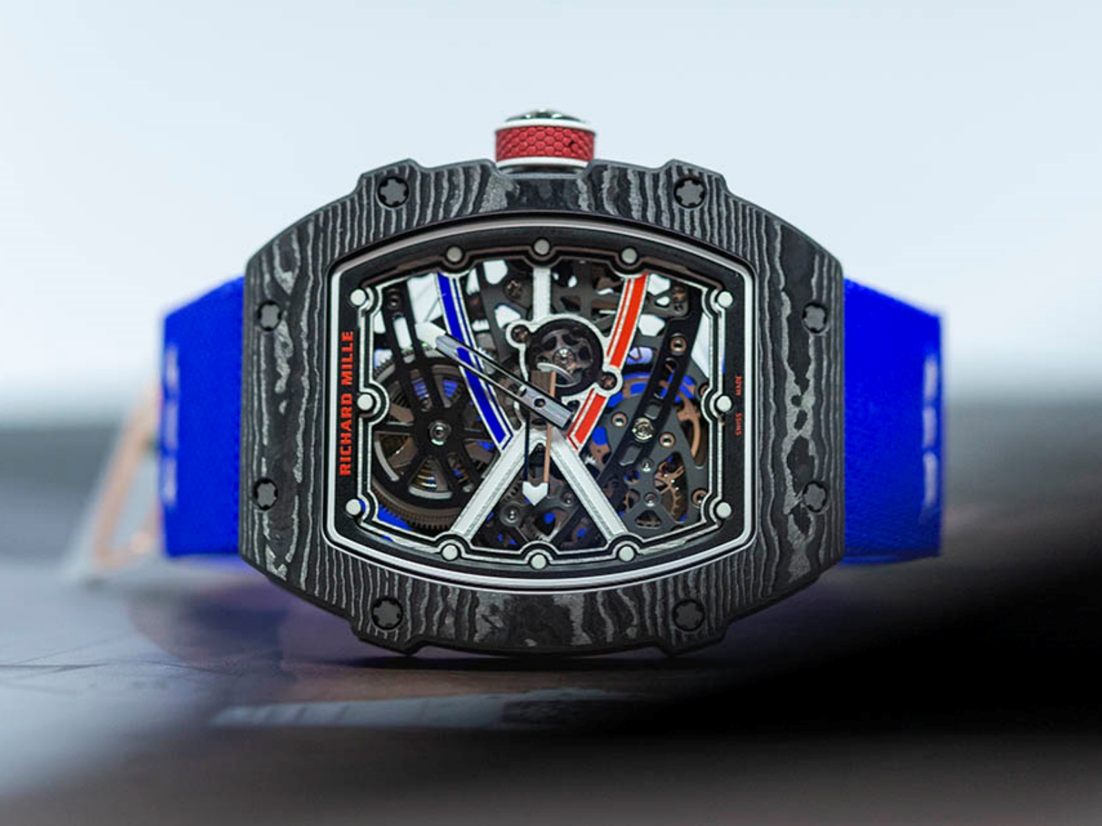 Richard Mille RM 67-02 Automatic Sebastian Ogier Black Blue - Replica Factory