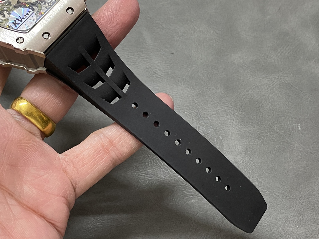 Richard Mille RM 11-03 Automatic Flyback Chronograph Silver Watch - Replica Factory