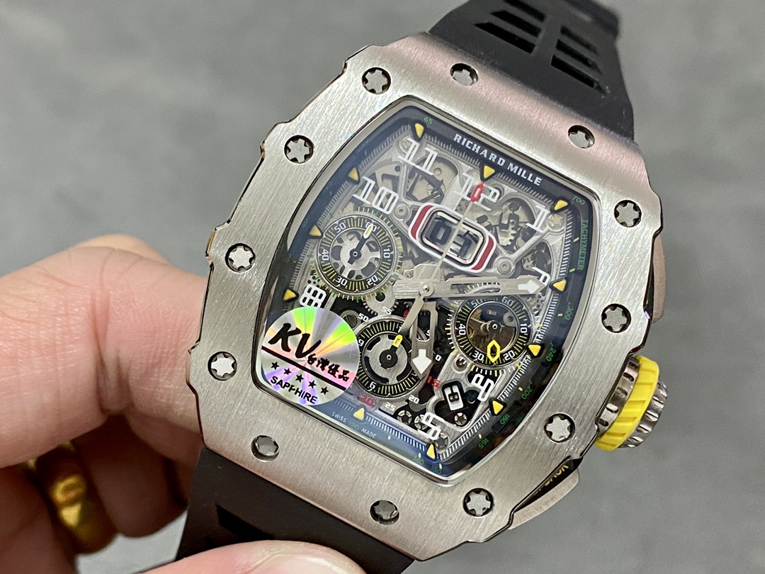 Richard Mille RM 11-03 Automatic Flyback Chronograph Silver Watch - Replica Factory